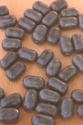 Saltlakrids b�nner - bl�de og salte. 80g