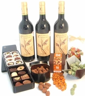 Gave med vine fra Rh�nedalen, chokolade og n�dder