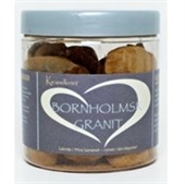 Karamelleriet - Bornholmsk Granit - H�rd lakrids og mint karamel rystet i lakridspulver - 165g