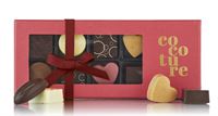 Cocoture 9 fyldte chokolader og konfektstykker rød æske 81 g  