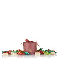 Cocoture Gift Selection rød med fyldte chokoladekugler & guldbarrer 280 g  