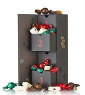 Cocoture Adventkalender med mix af chokolade, karamel og fransk nougat 200 g - FORUDBESTIL NU