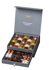 Chokoladeæske med skuffe fra Xocolatl 440 g - FORUDBESTIL NU