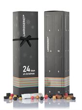 Lakridseriet Julekalender sort/sølv 500 g - FORUDBESTIL NU