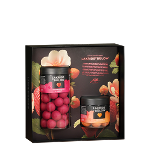 Black Box Love - Regular Strawberry + Peach Small Lakrids by Bülow   