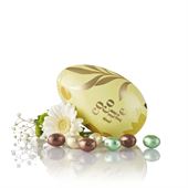 Nougat Praliné æg i Cocoture metalæg GUL 280 g   