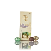 Mixet fyldte folieæg i gul Cocoture box 95 g FORUDBESTIL NU