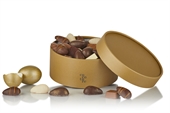 Cocoture Guld Hatteæske med Fyldte Chokolader & Marcipanæg 480 g  