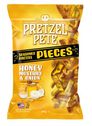 Pretzel Pete Honey Mustard & Onion 160 g