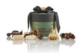 Cocoture Palæ Mini Gift Selection grøn/guld med fyldte chokoladekugler & karamelmix 280 g  