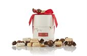 Cocoture Palæ Gift Selection hvid/guld med fyldte chokoladekugler & karamelmix 480 g  BILLIGT!