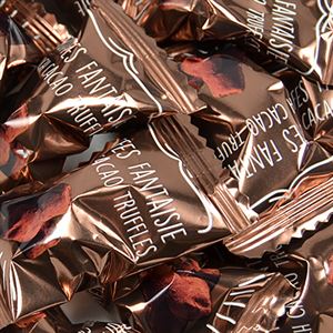 Chokolade trøfler Lakrids - Flowpack (Brun)