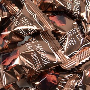 Chokolade trøfler Lakrids - Flowpack (Brun)  