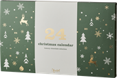 Winterland Julekalender fra Xocolatl 220 g (Grøn) - FORUDBESTIL NU