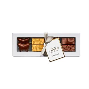 Amber Miniature Chokoladeæske fra Summerbird - Økologisk 45 g  