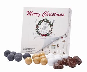 Advents Julekalender fra Aalborg Chokoladen 140 g  