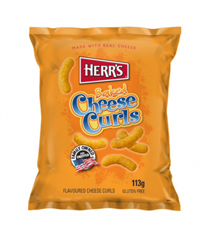 Herrs Baked Cheese Curls 113 g  
