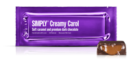 Chokoladebar med karamel Creamy Carol fra Simply Chocolate 40 g  