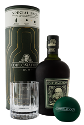 Diplomático Reserva Exclusiva m. Old Fashion Glas & Ice Mold