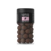 F - Dark & Sea salt  Regular Lakrids by Bülow 295 g  NEDSAT PGA DATO (1 TILBAGE)