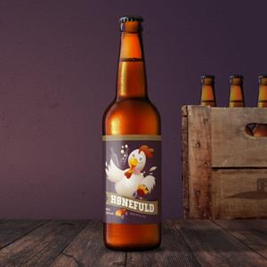 Hønefuld Øl - Tropisk Ale 50 cl