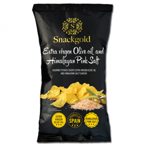 Spanske Gourmet Chips med Himalaya Salt 125 g