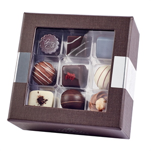 Aalborg Chokoladen Klassisk 18 stk. håndlavet fyldt chokolade  180 g    