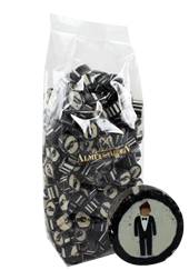 Almuegaarden Mand (Konfirmand/Brudgom) Bolcher 1 kg