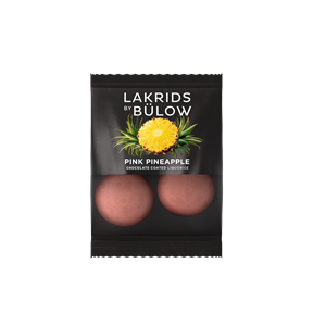 Pink Pineapple Mini - Flowpack fra Lakrids by Bülow 