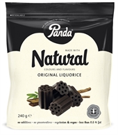 Panda All Natural lakrids - Vegansk 240 g  