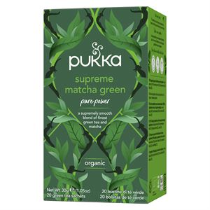 Pukka Green tea Supreme Matcha - Økologiske Tebreve