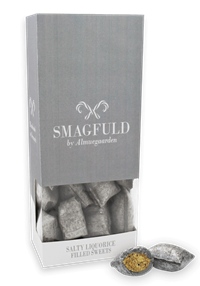 SMAGFULD by Almuegaarden Fyldte bolcher med smag af salt lakrids 100 g