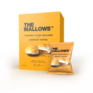 The Mallows Caramel Filled + Crunchy Toffee Box – 5 stk