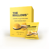 The Mallows Caramel Filled + Sour Fruit Box – 5 stk