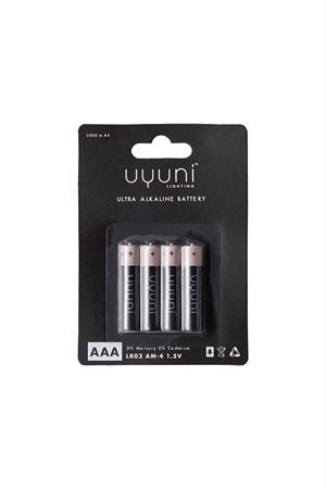 UYUNI Lighting Batteri AAA (4 pak)