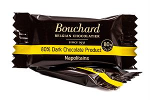 Bouchard 80 % Mørk chokolade Indpakket/Flowpack 1 kg