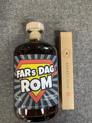 Fars Dags Rom & 1 Cigar fra Anker Chokolade