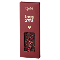 "Love You" Chokoladeplade fra Xocolatl 50 g  