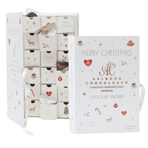 Luksus Julekalender fra Aalborg Chokoladen 350 g  FORUDBESTIL NU