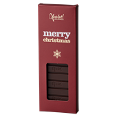 "Merry Christmas" Chokoladeplade Rød fra Xocolatl 50 g - FORUDBESTIL NU