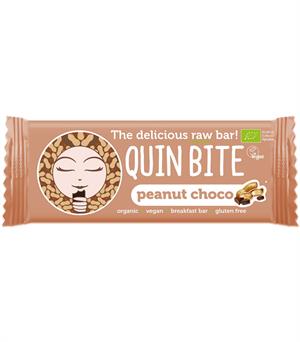 Quin Bite Peanut/Choco Dadelbar Økologisk, Glutenfri & Vegansk 30 g 