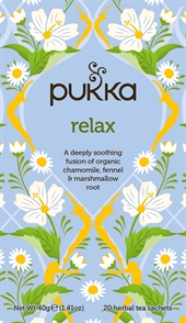Pukka Te Relax tea Økologiske Tebreve