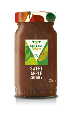 Sød Æble Chutney fra Cottage Delight 310 g