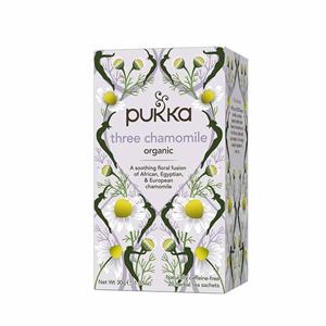 Pukka Te Three Chamomile tea Økologiske Tebreve