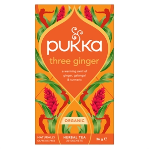 Pukka Three Ginger tea - Økologiske Tebreve