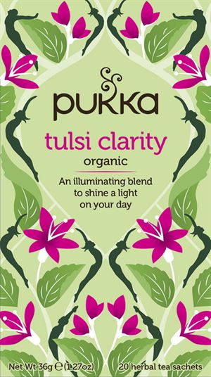 Pukka Tulsi Clarity tea Økologiske Tebreve