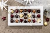 Stars and Hearts 22 Chokoladeæske fra Xocolatl 180 g  